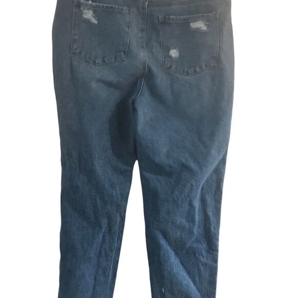 Distressed Blue High Rise Vantage Jeans Women's Size 31 - Picture 3 of 10